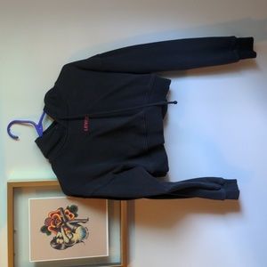 Levi's Cropped Sweatshirt size S Black